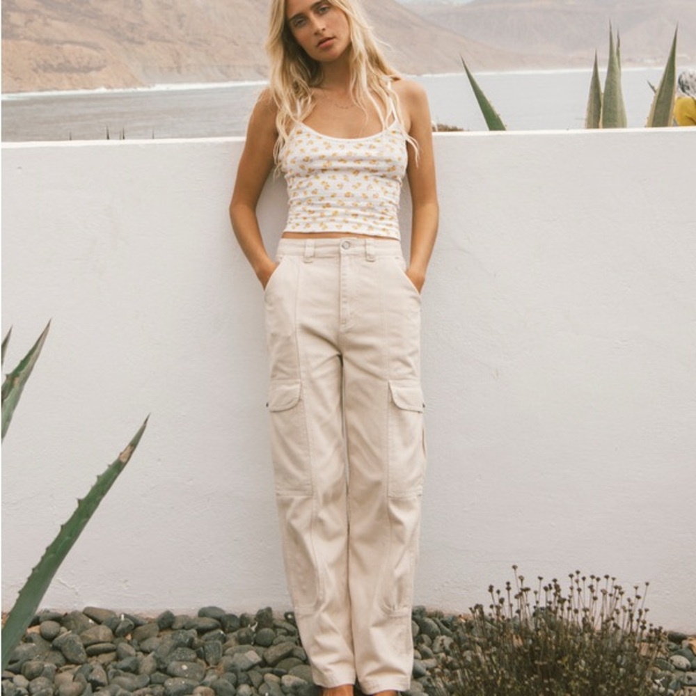 BILLABONG WALL TO WALL DENIM CARGO PANT FOR WOMEN